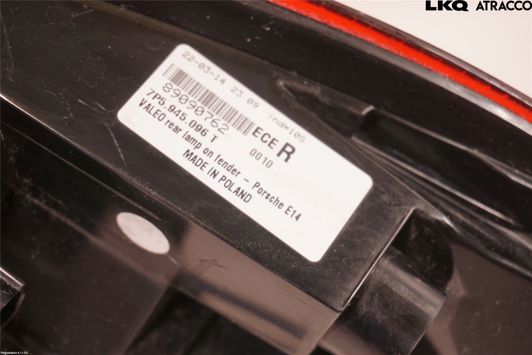 Porsche CAYENNE 03- Bakljus Höger