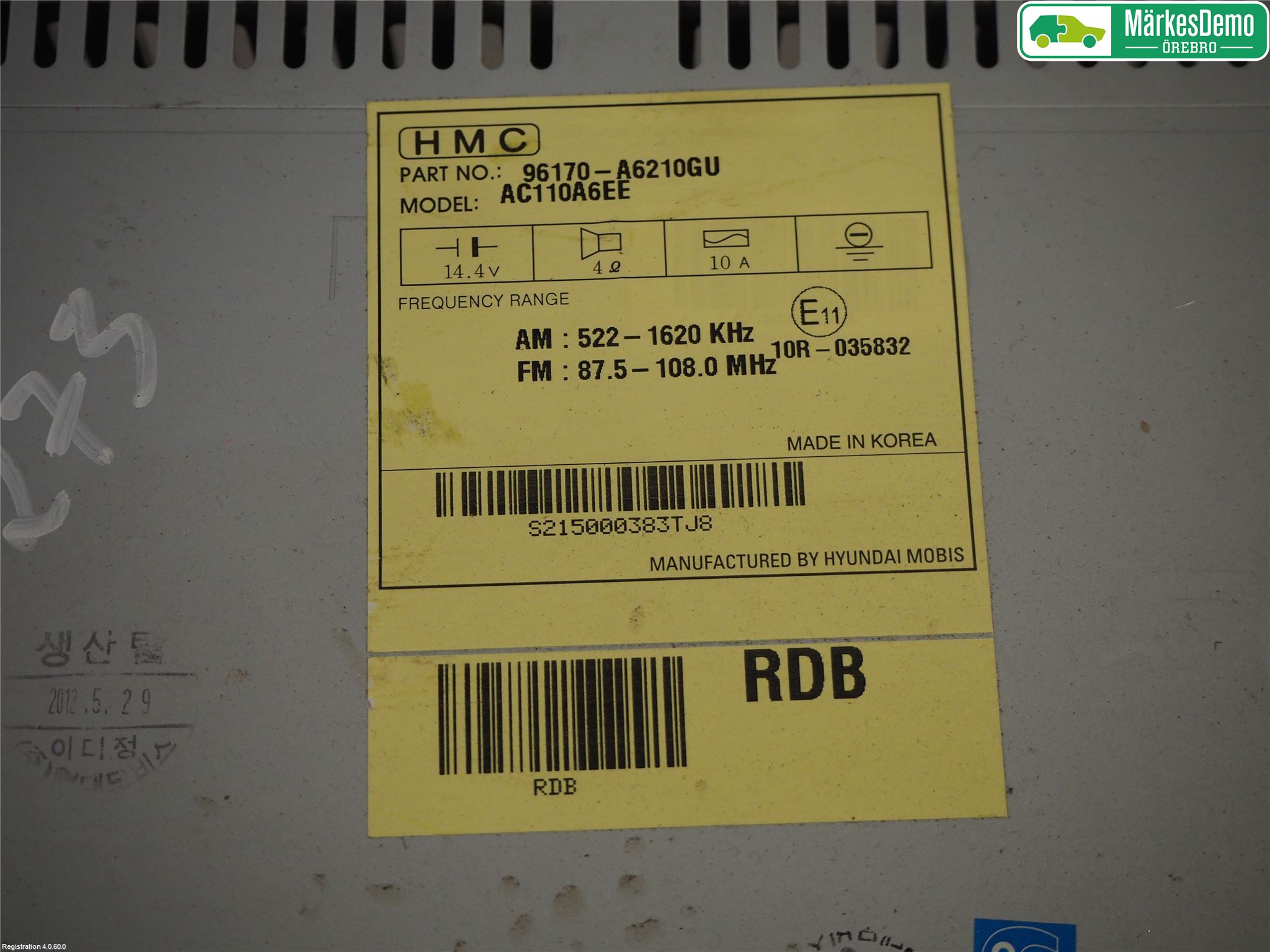 Hyundai i30 GD 13-17 Cd Radio - Multimediapanel
