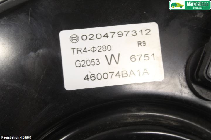 Nissan X-TRAIL 14-21 Bromsservo