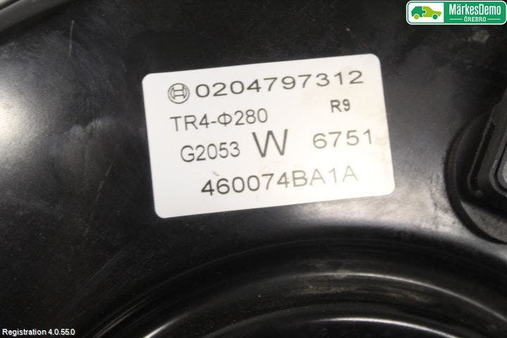 Nissan X-TRAIL 14-21 Bromsservo