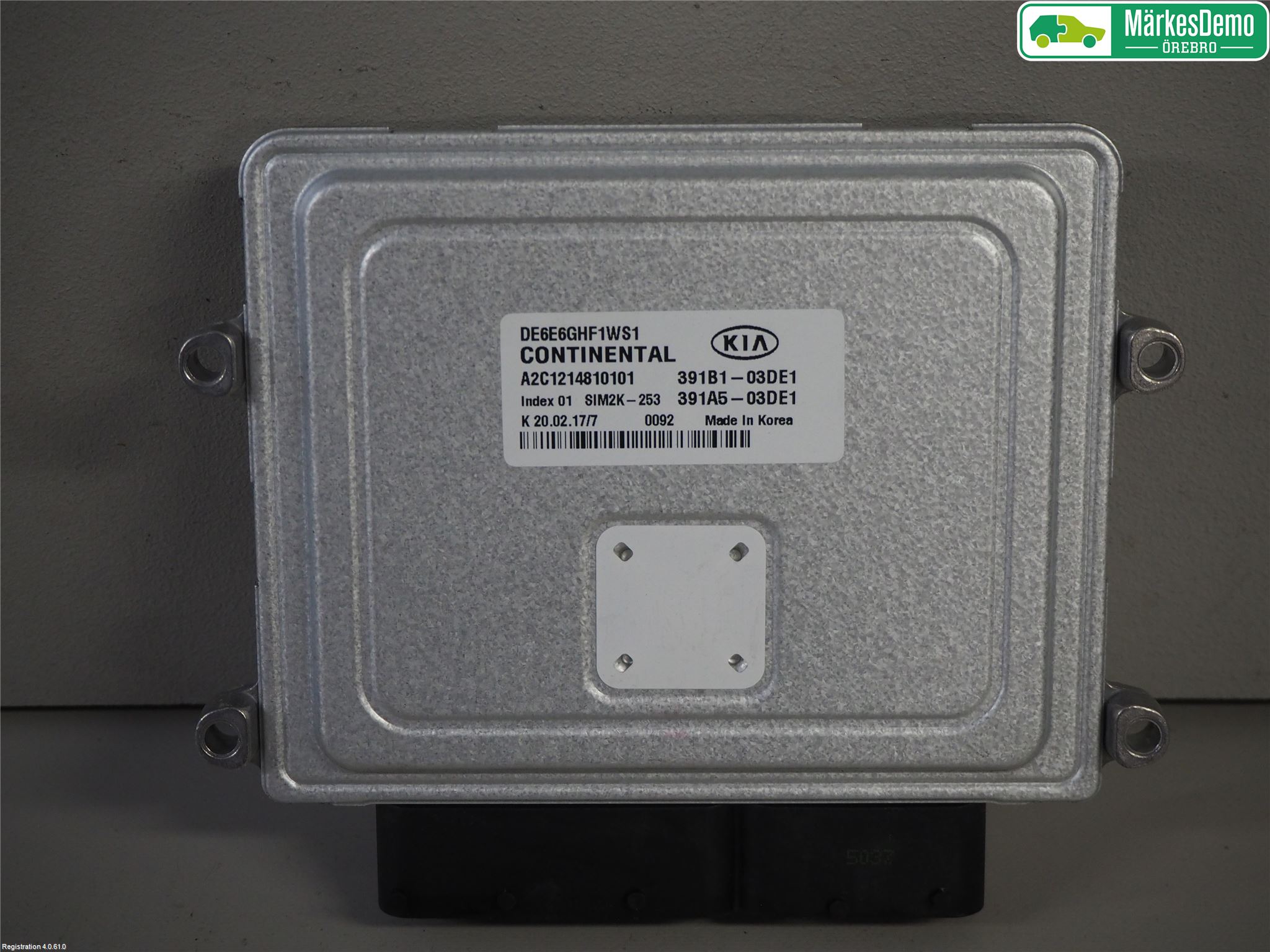 Kia NIRO (DE) 17-22 Styrenhet Insprut Bensin