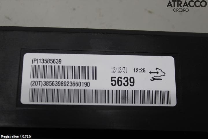 GM CHEVROLET CRUZE Styrenhet Övrigt