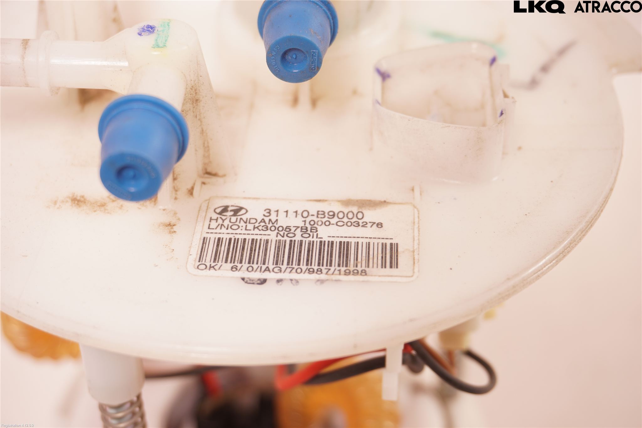 Hyundai i10 BA 17-20 Bränslepump El