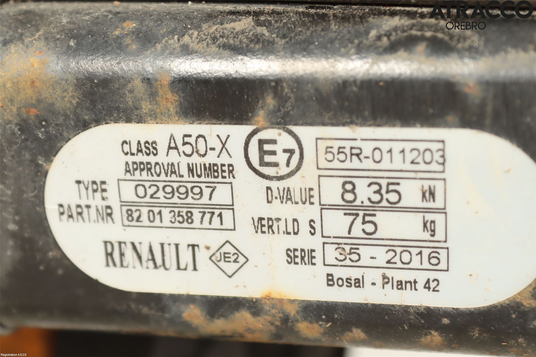 Renault KANGOO II 15-21 Dragkrok