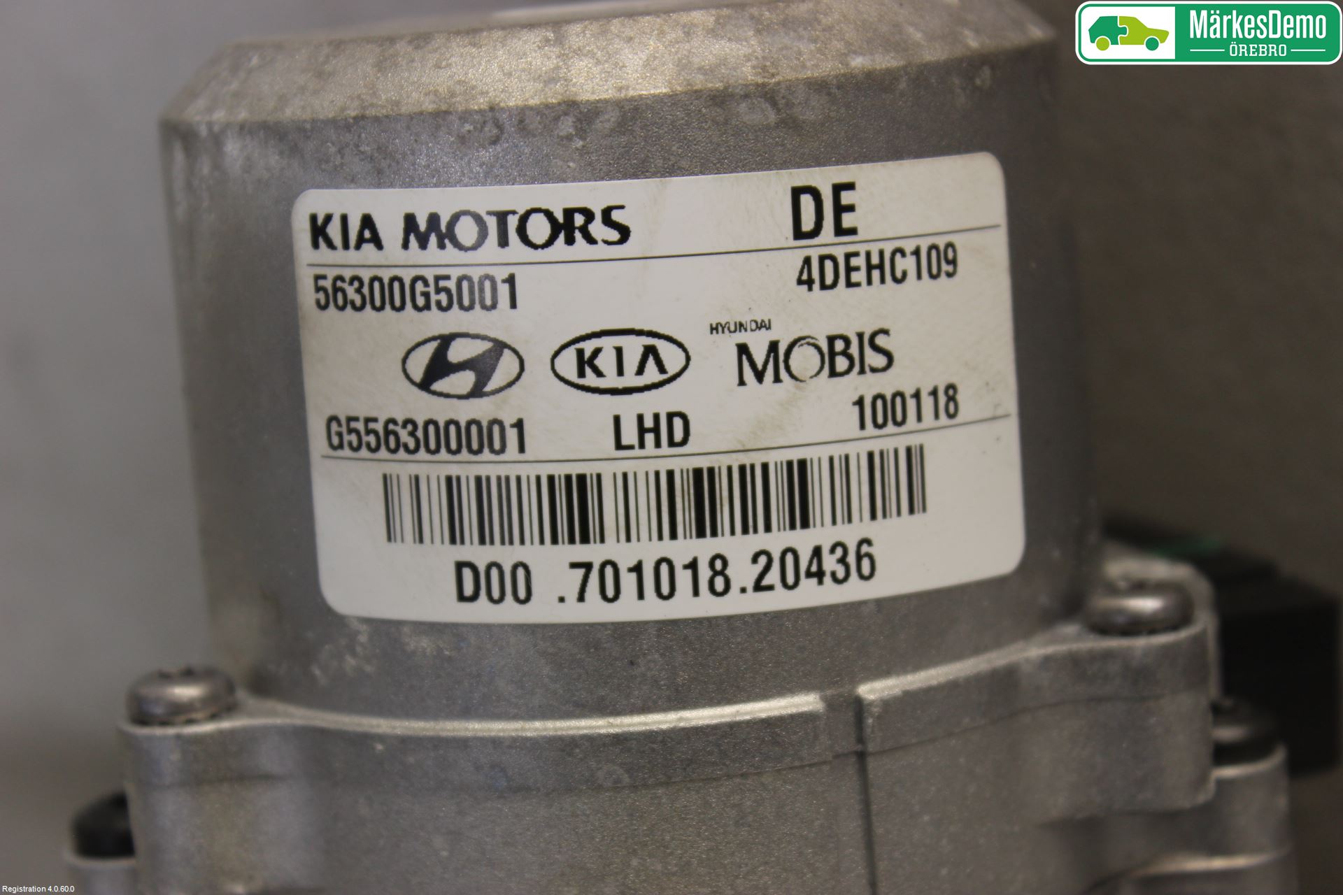 Kia NIRO (DE) 17-22 Rattaxelagg Med Inb Servo