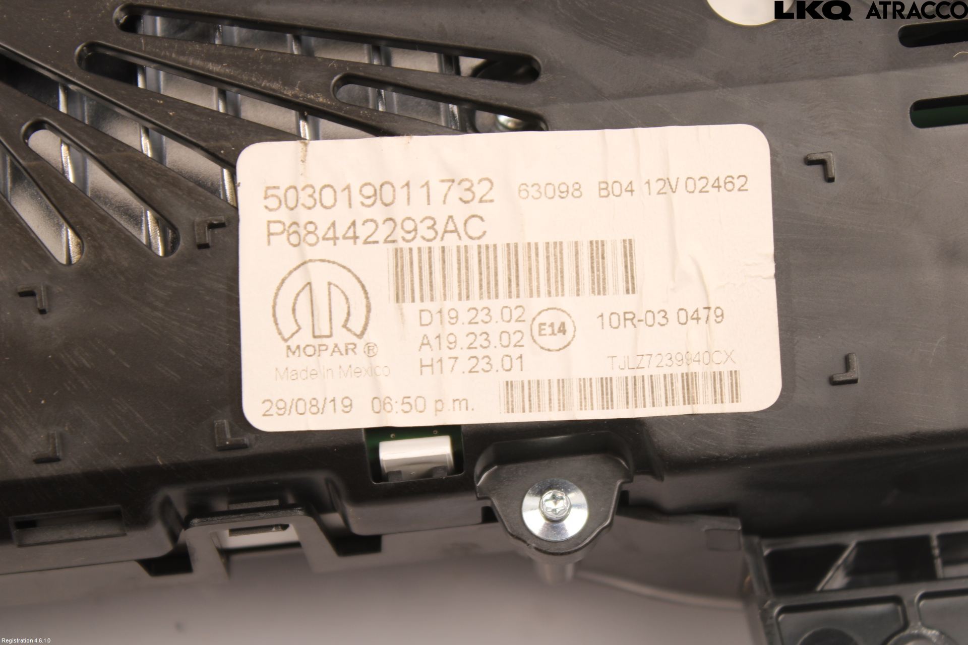 Jeep WRANGLER Instrument Komb