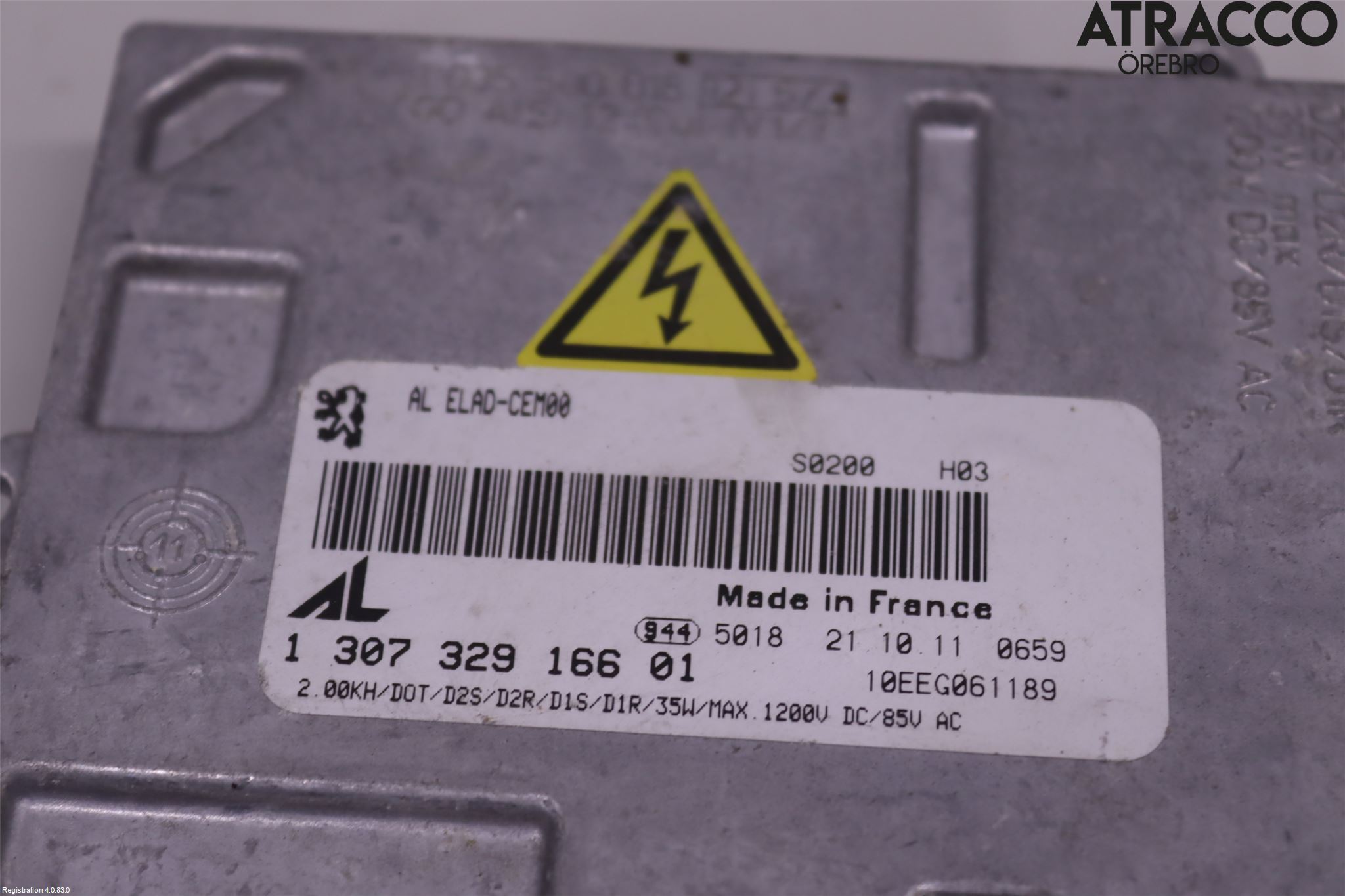 Peugeot RCZ Styrenhet Strålkastare