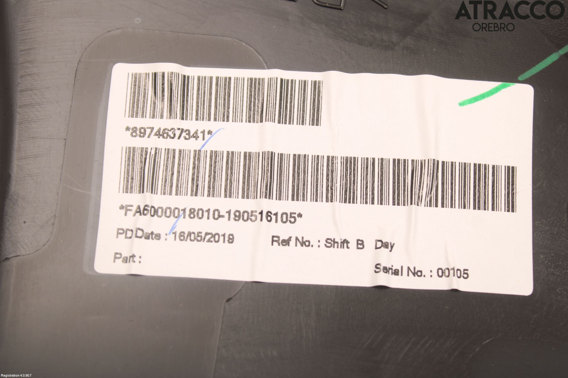 Isuzu D-MAX Dörrklädsel Hö