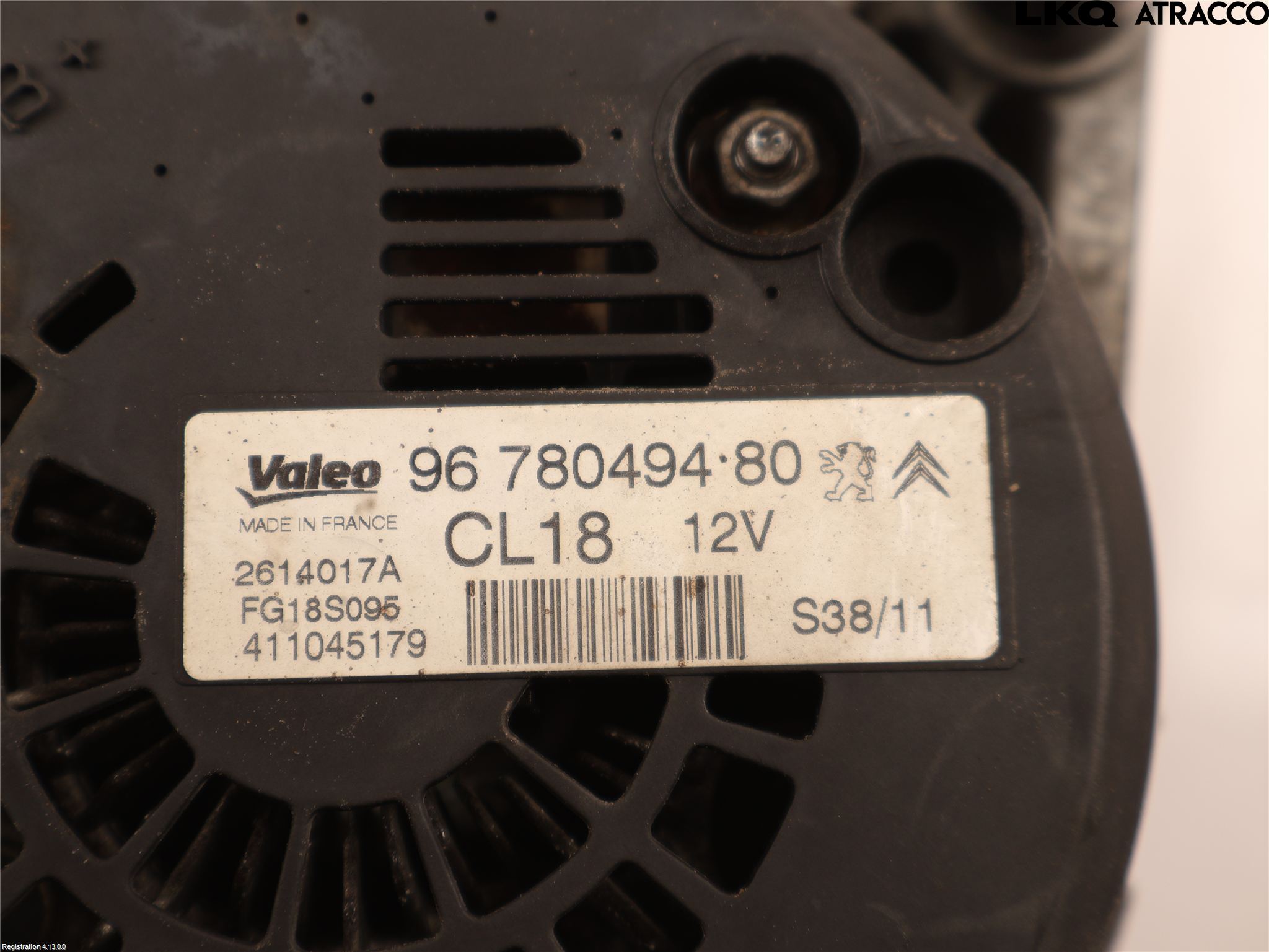 Peugeot 508 11-18 Generator
