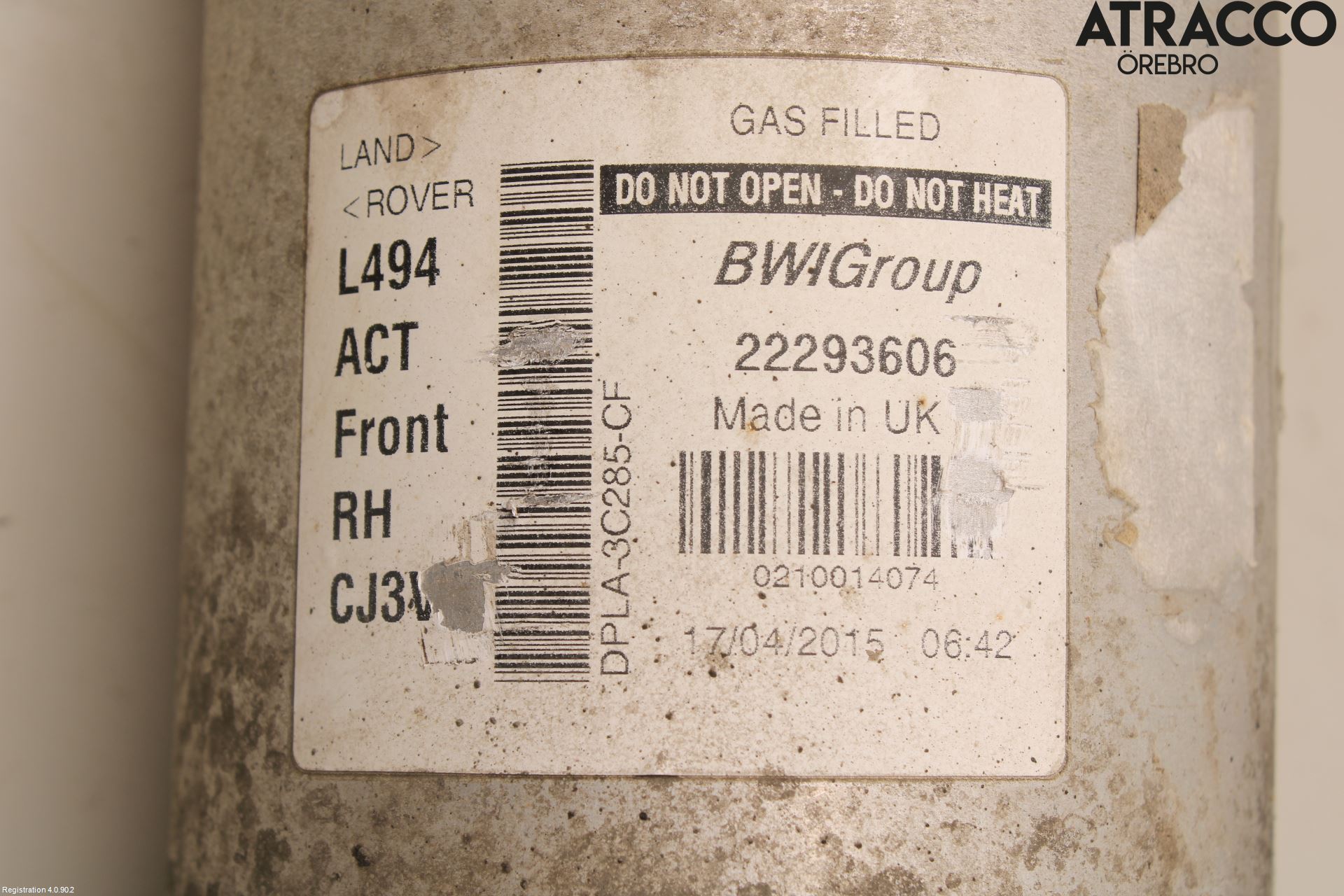 Landrover RANGE ROVER SPORT (L494) 14-22 Fjäderben Fram Höger