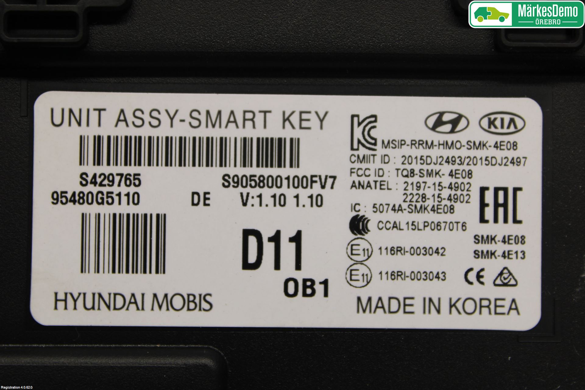 Kia NIRO (DE) 17-22 Styrenhet Övrigt