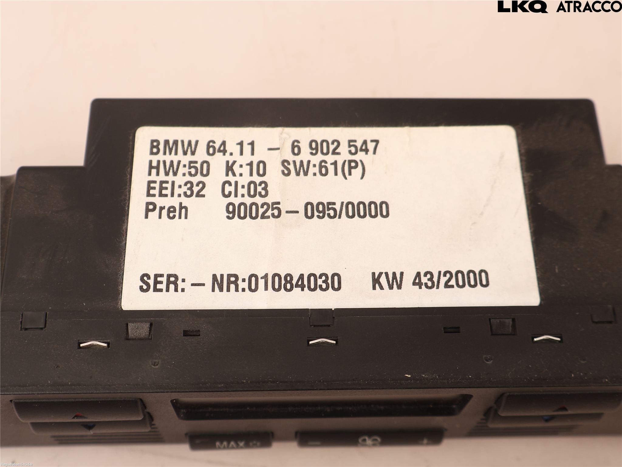 BMW 5 E39 95-04 Ac Styrenhet Ac Manöveren