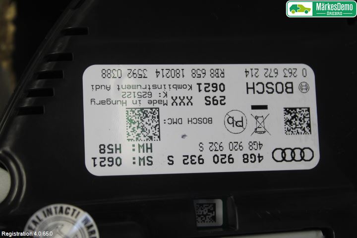 Audi A6/S6 4G 11-18 Instrument Komb