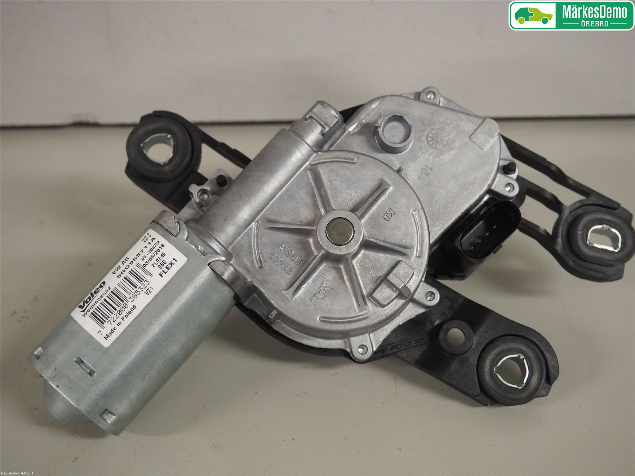 Volkswagen VW GOLF / E-GOLF VII 13-20 Torkarmotor Baklucka