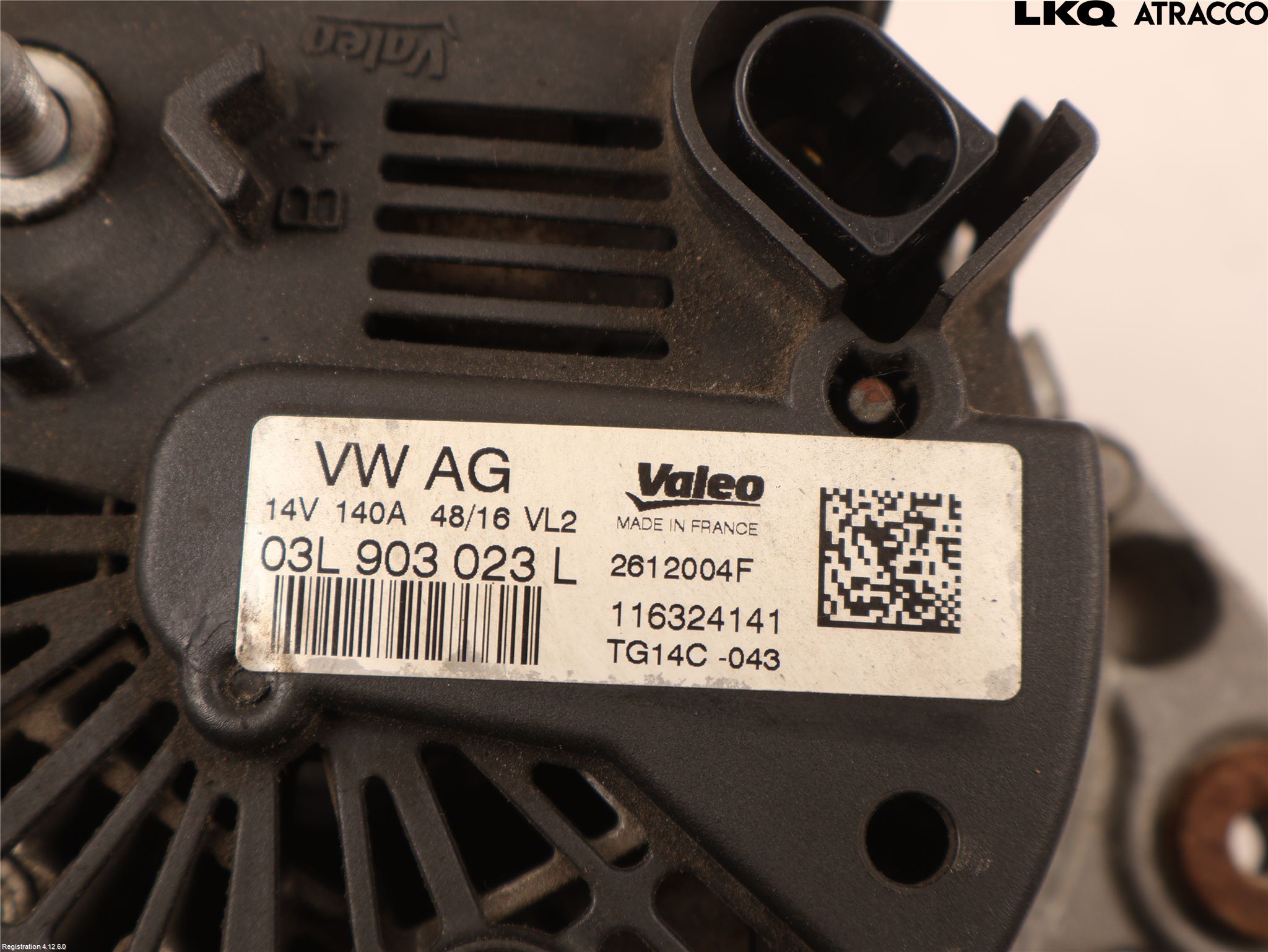 Volkswagen VW CADDY 16-20 Generator