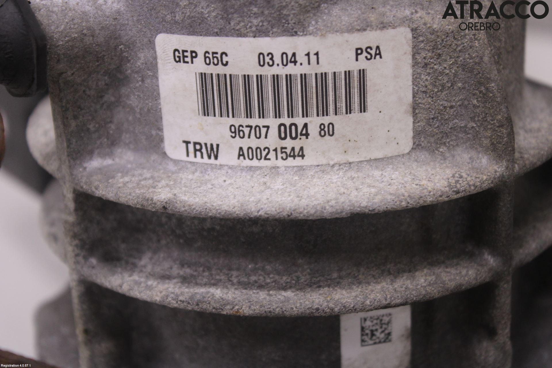 Peugeot RCZ Styrservo Pump Elektrisk