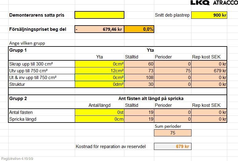 Audi A6/S6 4G 11-18 Stötfångarbeklädnad Bak