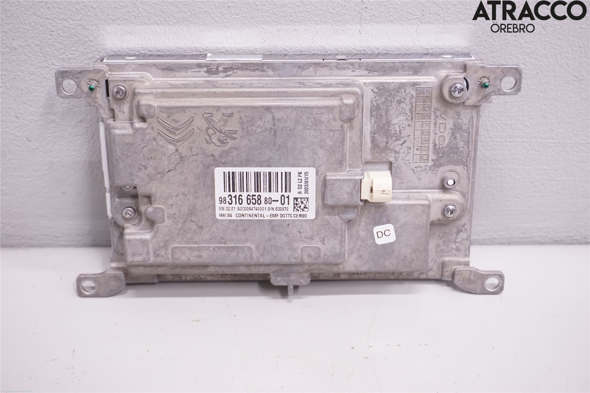 Citroen JUMPY/E-JUMPY 16- Bildskärm