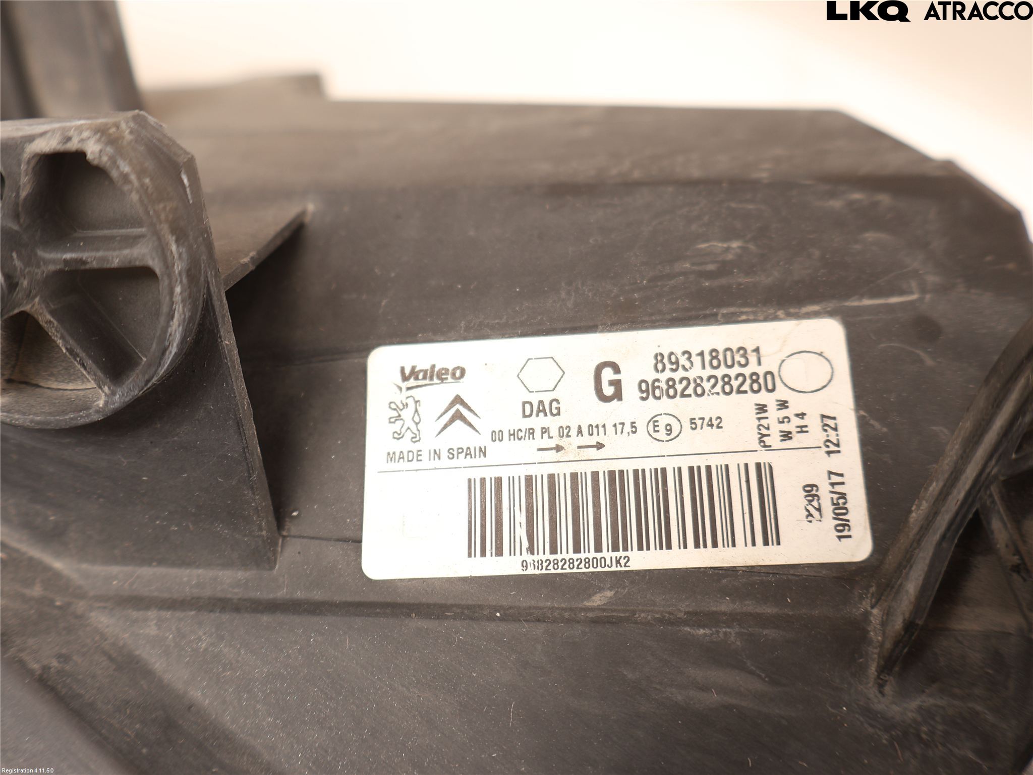 Citroen BERLINGO 08-18 Strålkastare Vänster