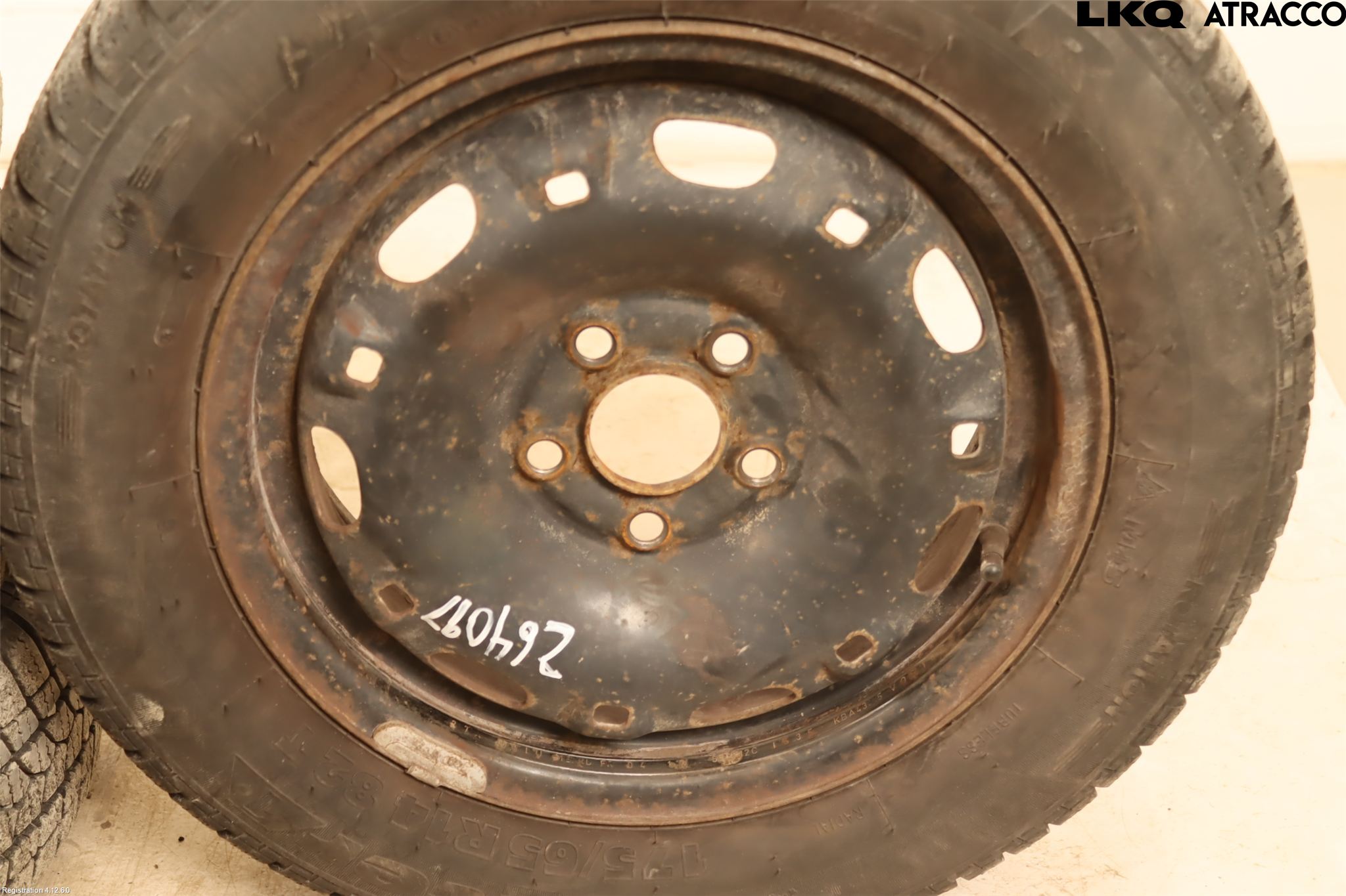 Volkswagen VW POLO 10-17 Vinterdäck Plåtfälg 4St