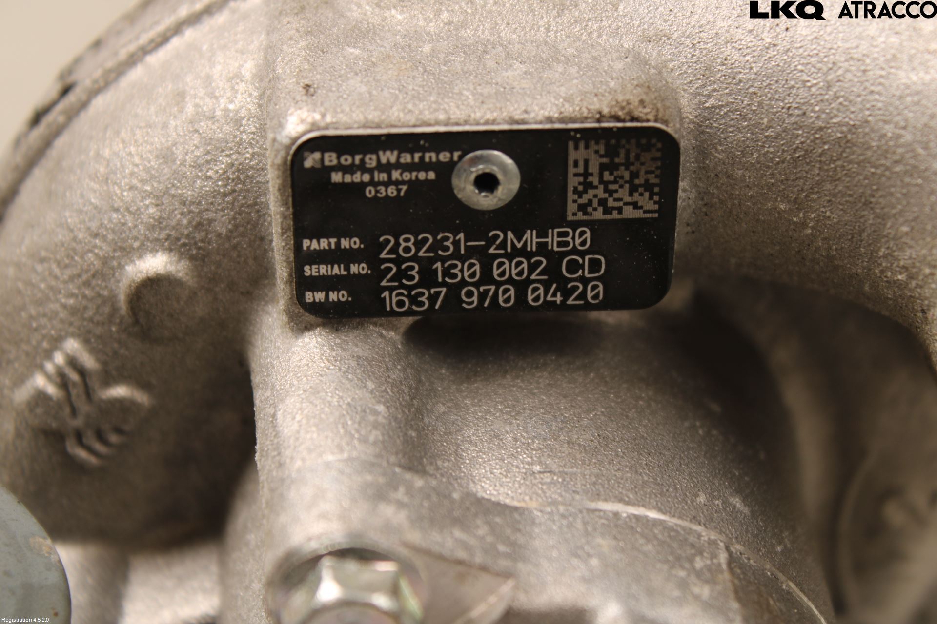 Kia SORENTO 21- Turboaggregat