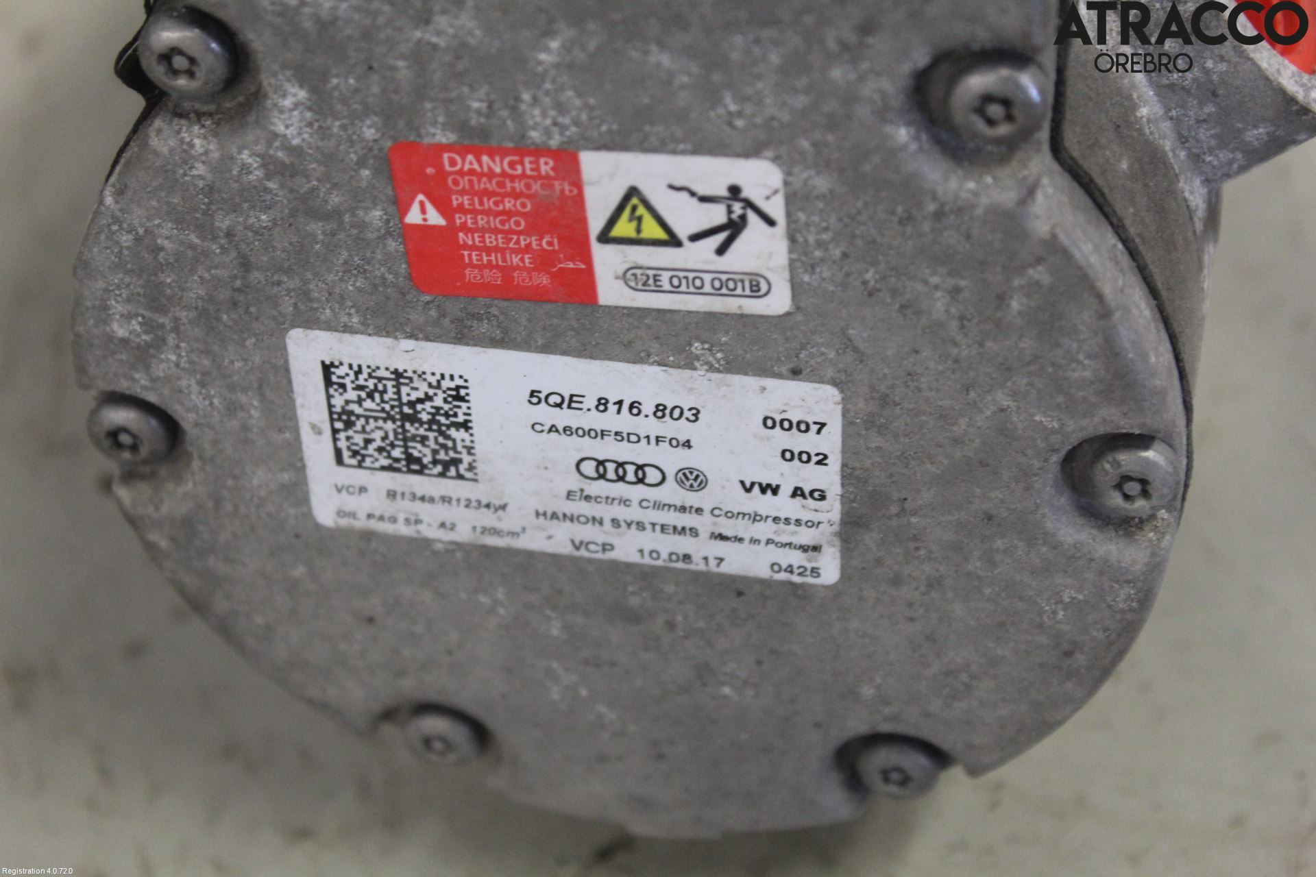 Volkswagen VW PASSAT 15-19 Ac Kompressor