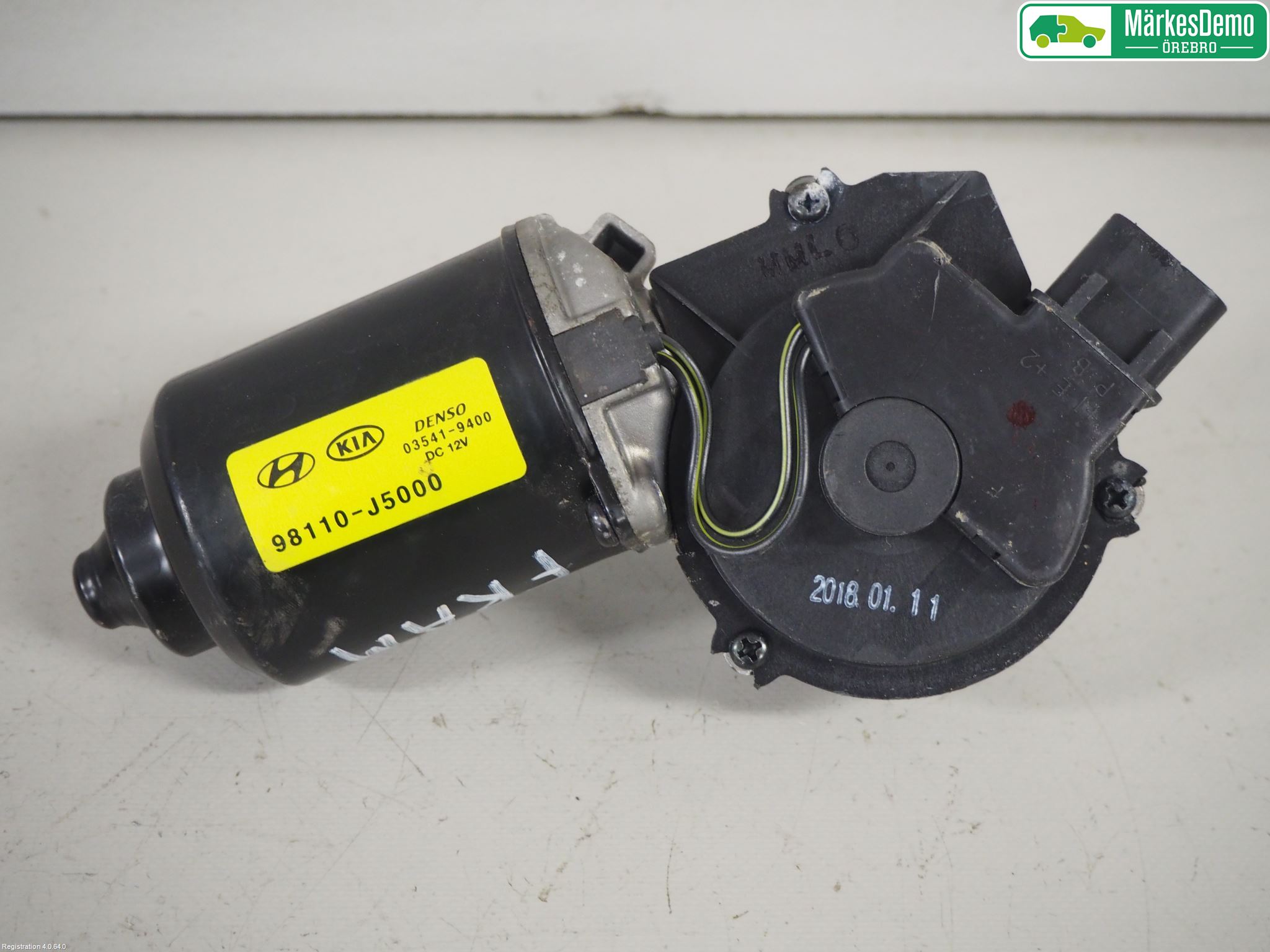 Kia STINGER 18- Torkarmotor Vindruta