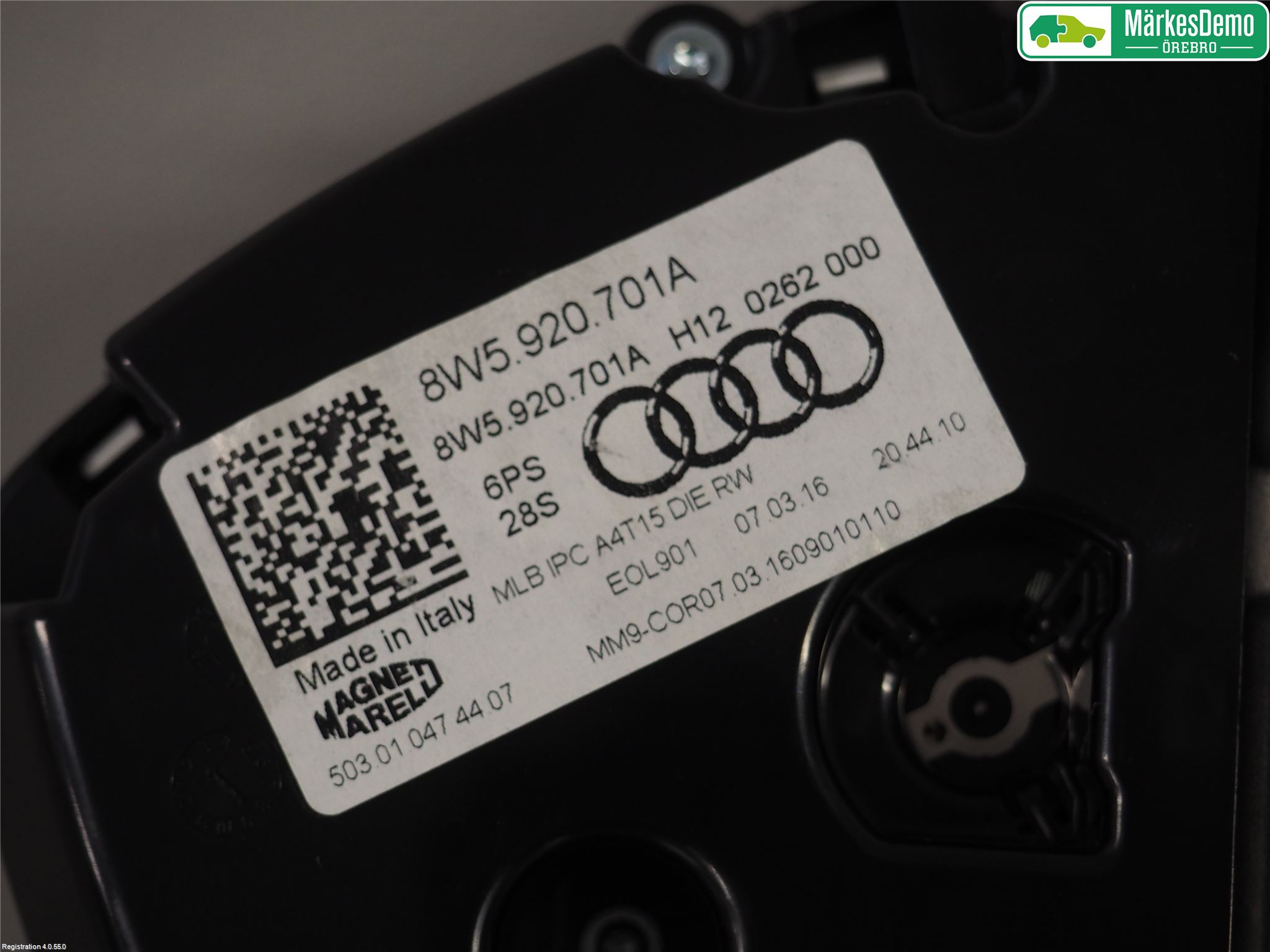 Audi A4/S4 B9 16-19 Instrument Komb