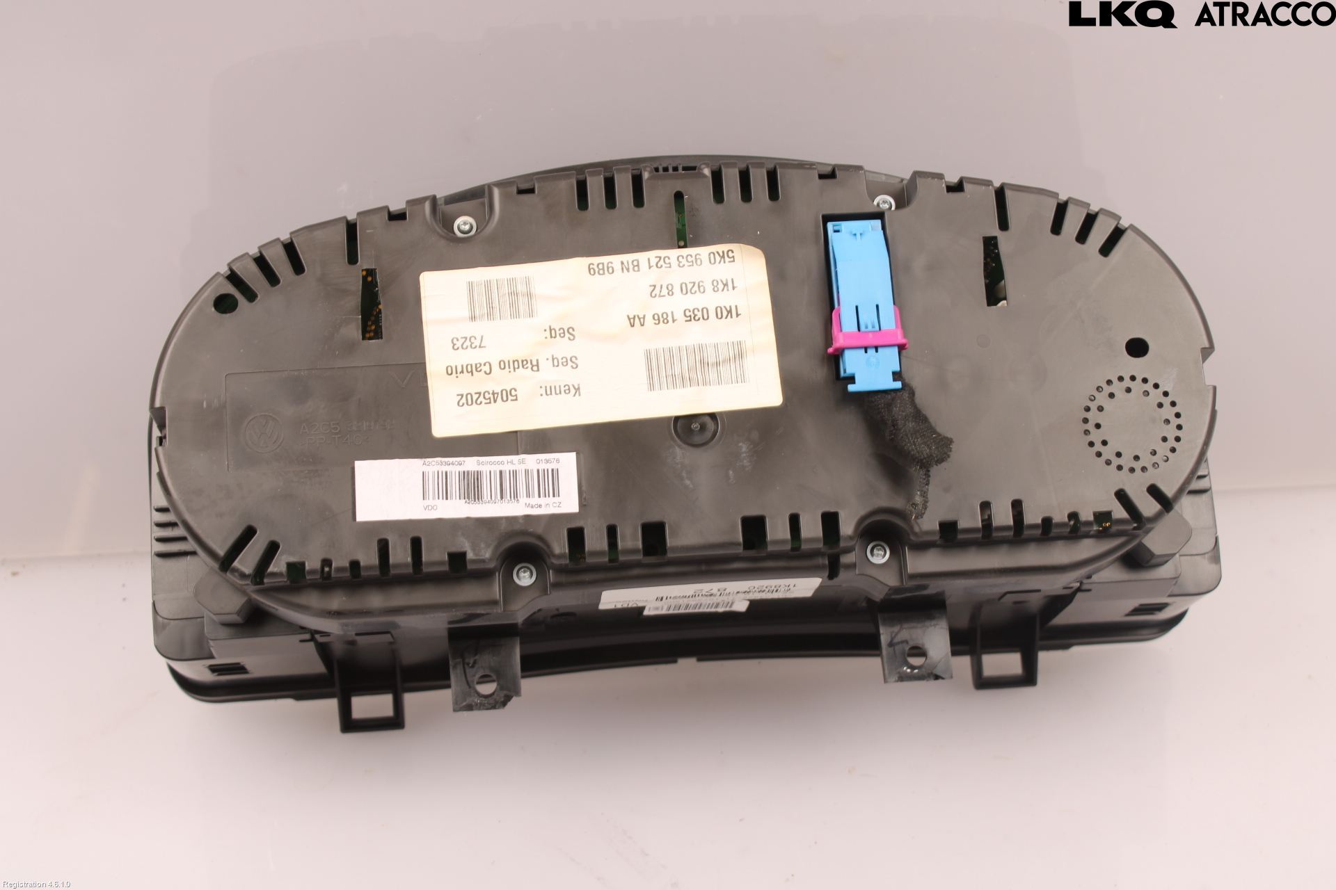 Volkswagen VW SCIROCCO 09-17 Instrument Komb