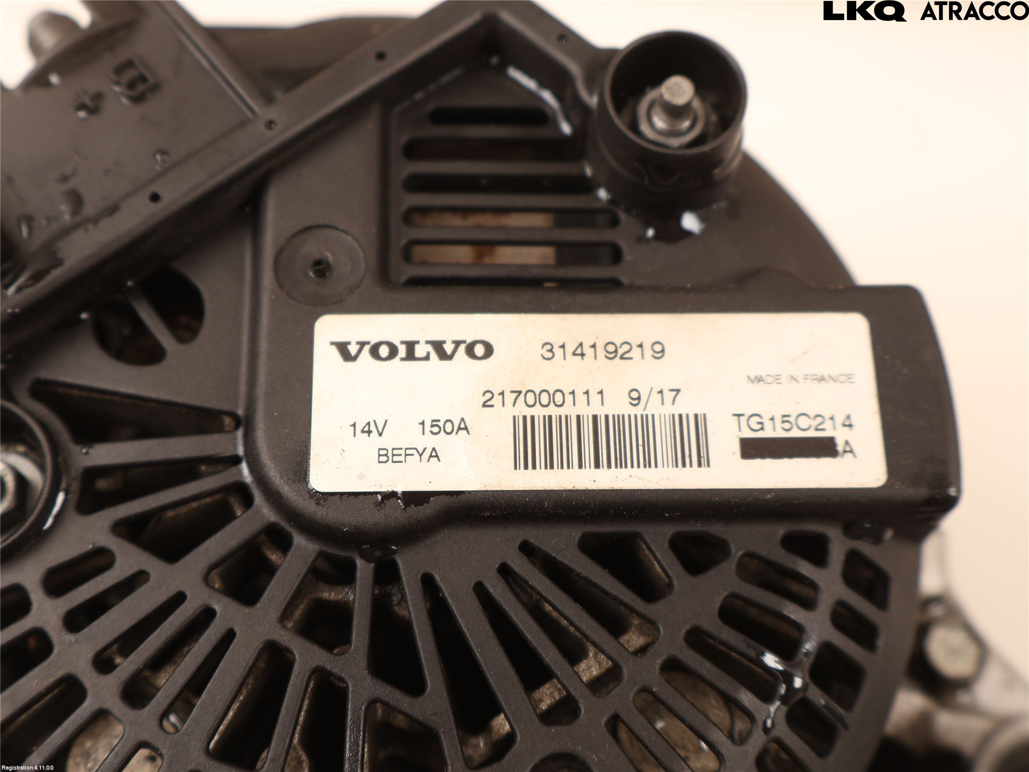 Volvo V70 14-16 Generator