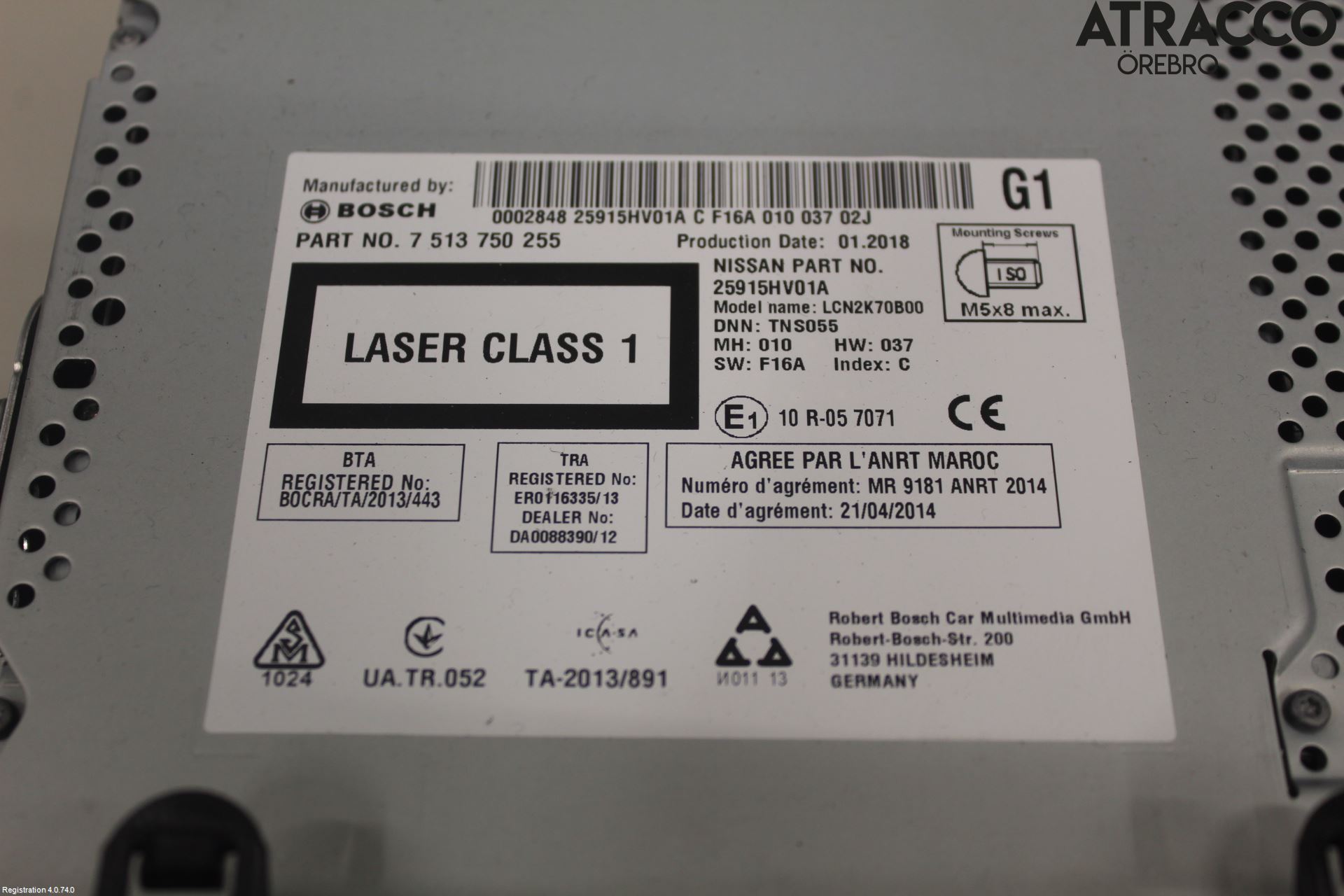 Nissan QASHQAI 17-21 Cd Radio - Multimediapanel