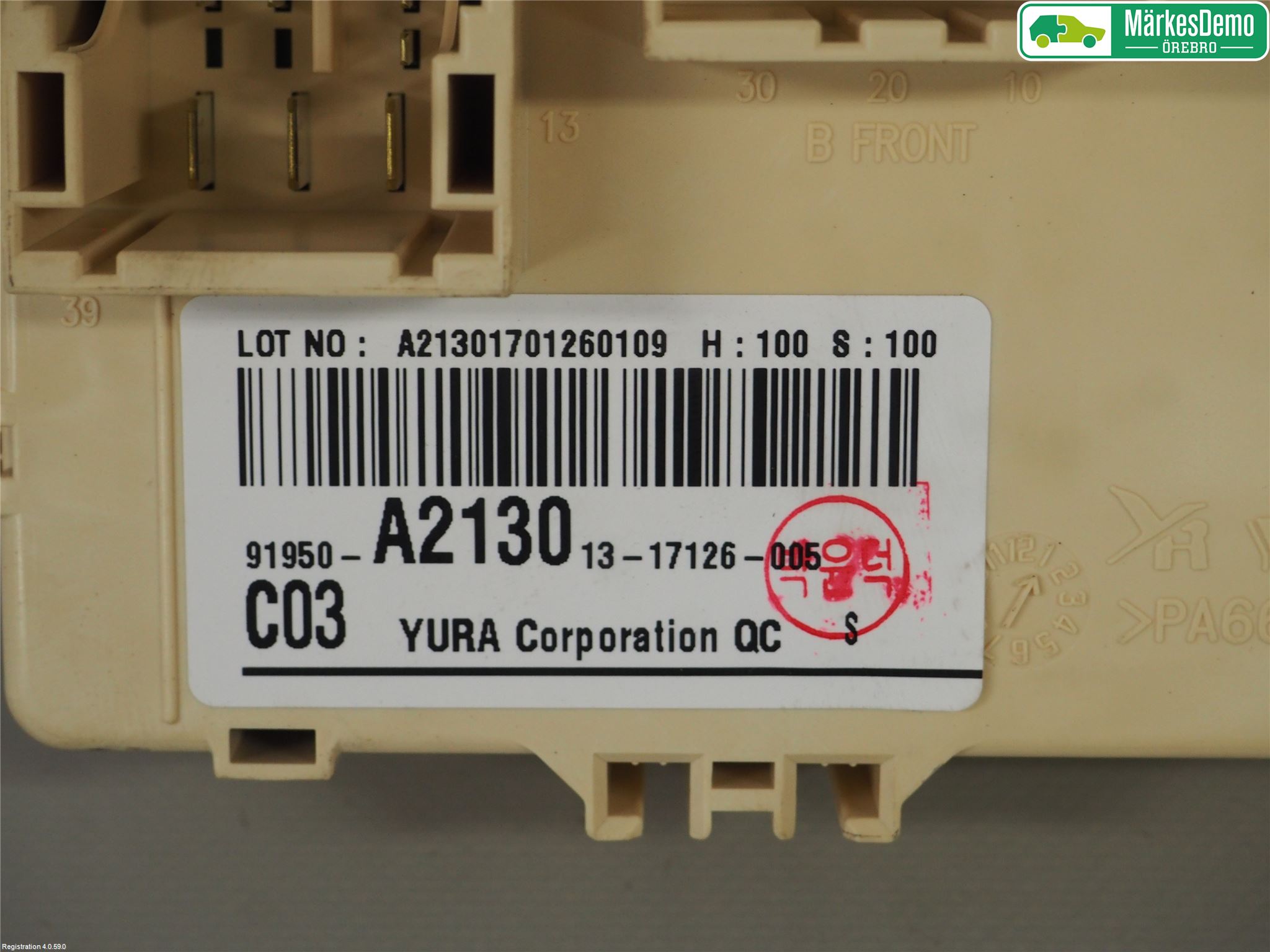 Kia CEED 12-18 Säkringsdosa-Elcentral