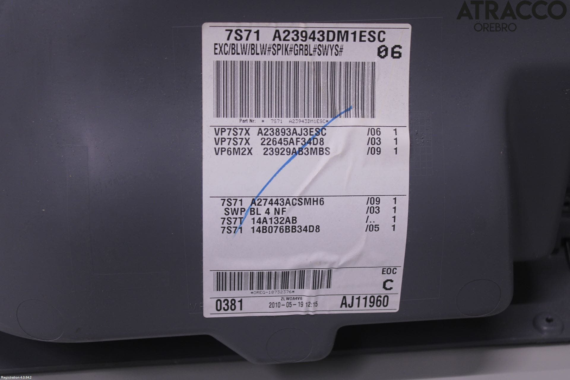 Ford MONDEO 07-15 Dörrklädsel Vä