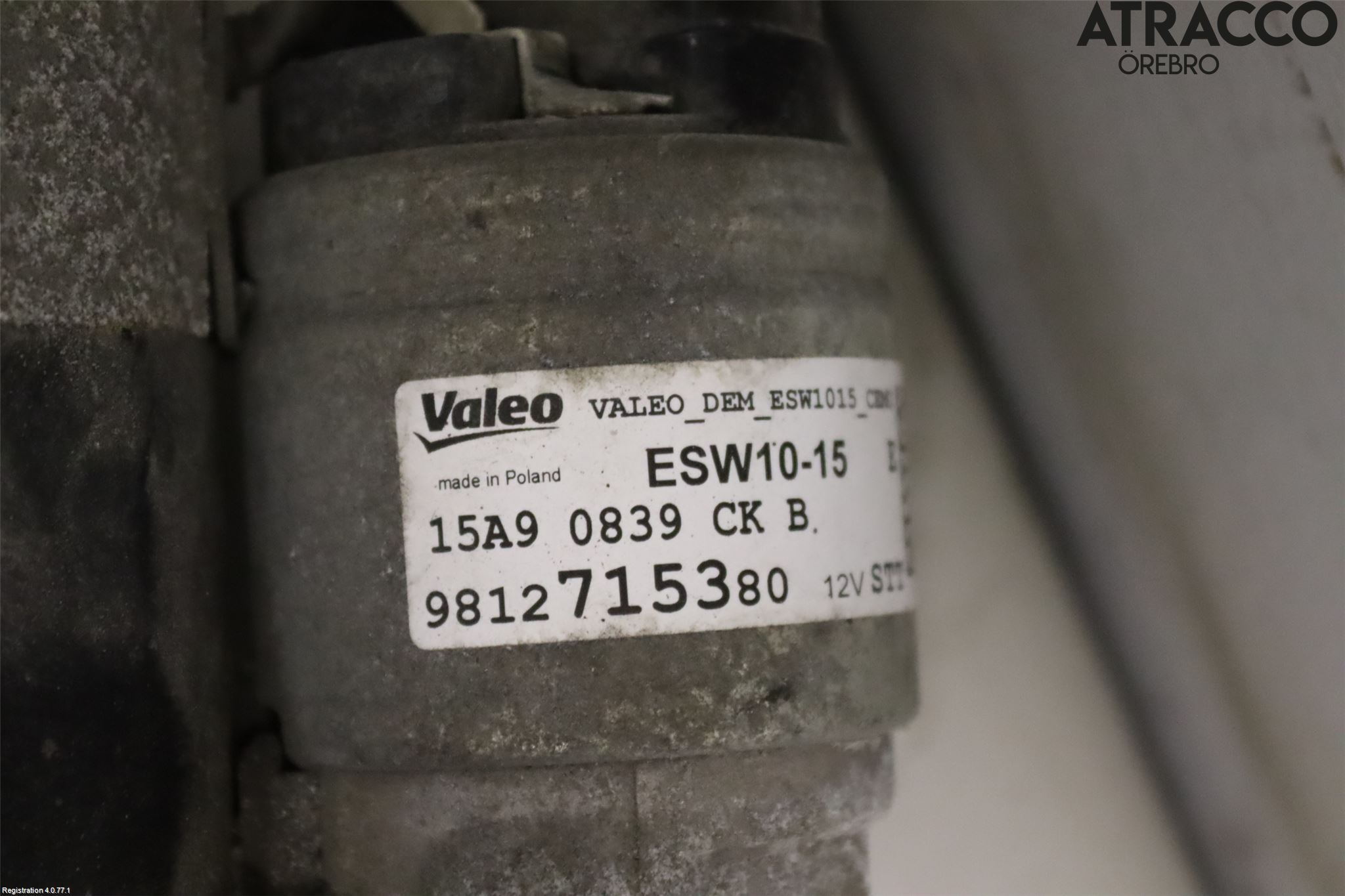 Peugeot PEUGOT 208 16-19 Startmotor