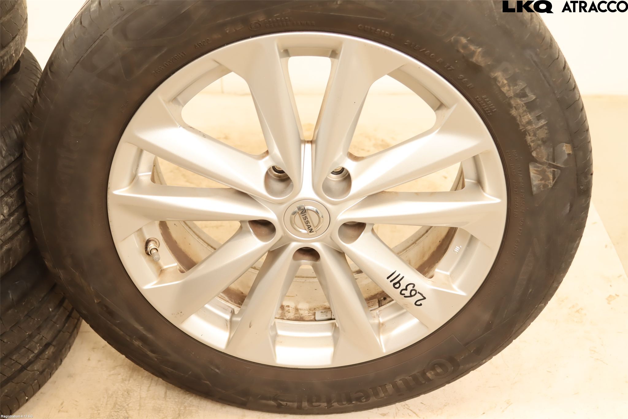 Nissan QASHQAI 14-17 Sommardäck Alumfälg 4St