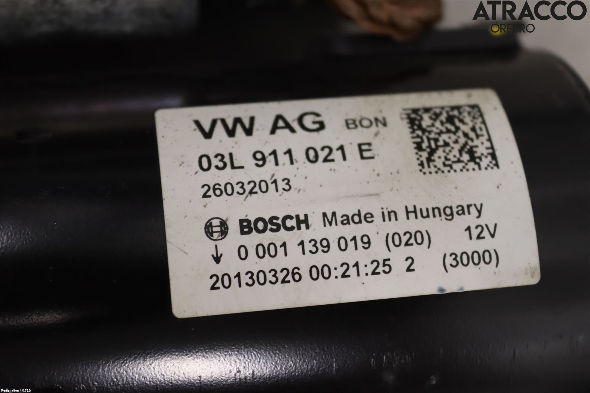 Audi A4 12-15 Startmotor Diesel