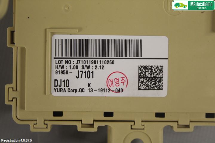 Kia CEED/CEED SW 19- Säkringsdosa-Elcentral