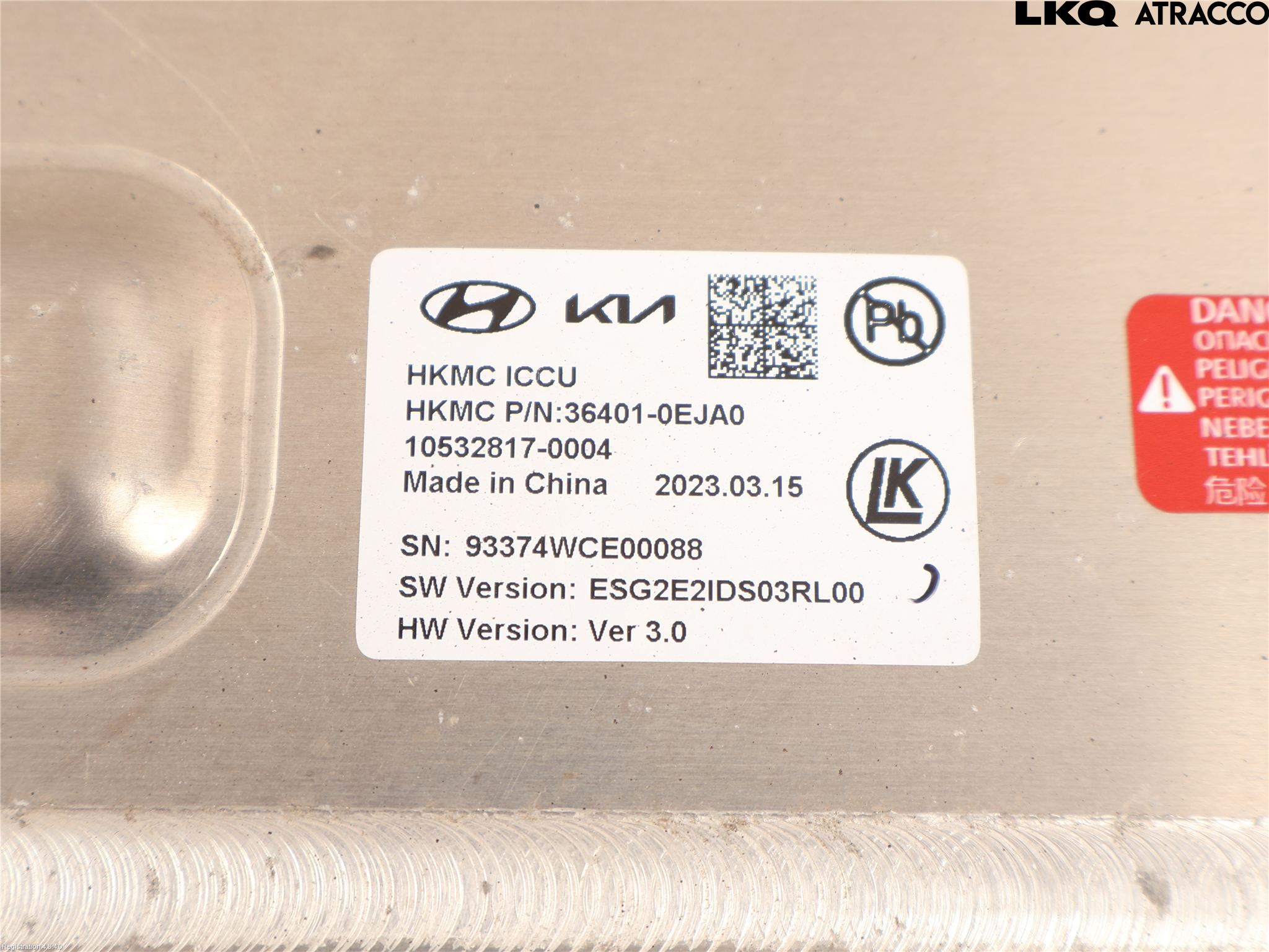 Kia NIRO (SG2) 23- Batteriladdare Högspänning