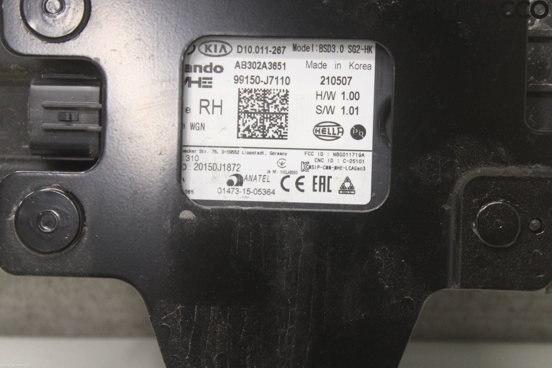 Kia CEED/CEED SW 19- Sensor Aktivt Kollisionsskydd