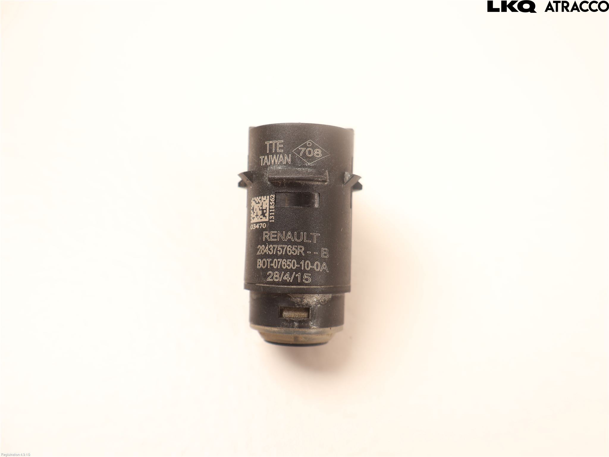 Dacia DUSTER 10-17 Parkeringshjälp Backsensor