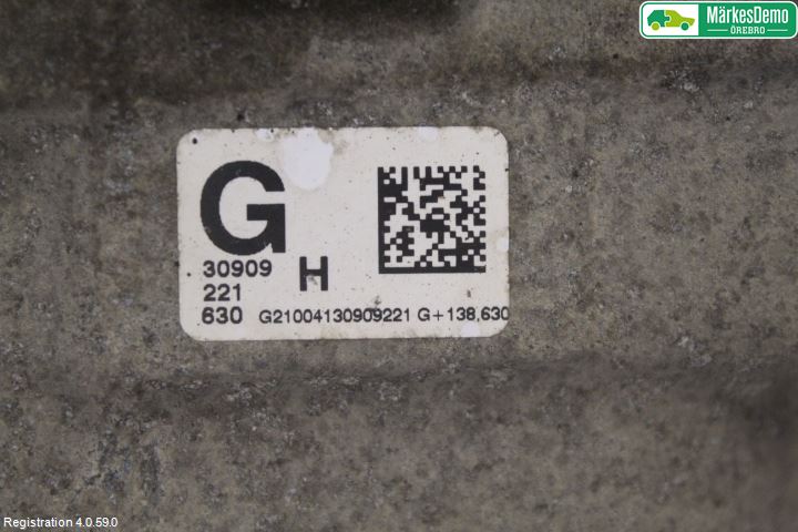 Volkswagen VW TOUAREG 7P 11-18 Bakväxel-Diff