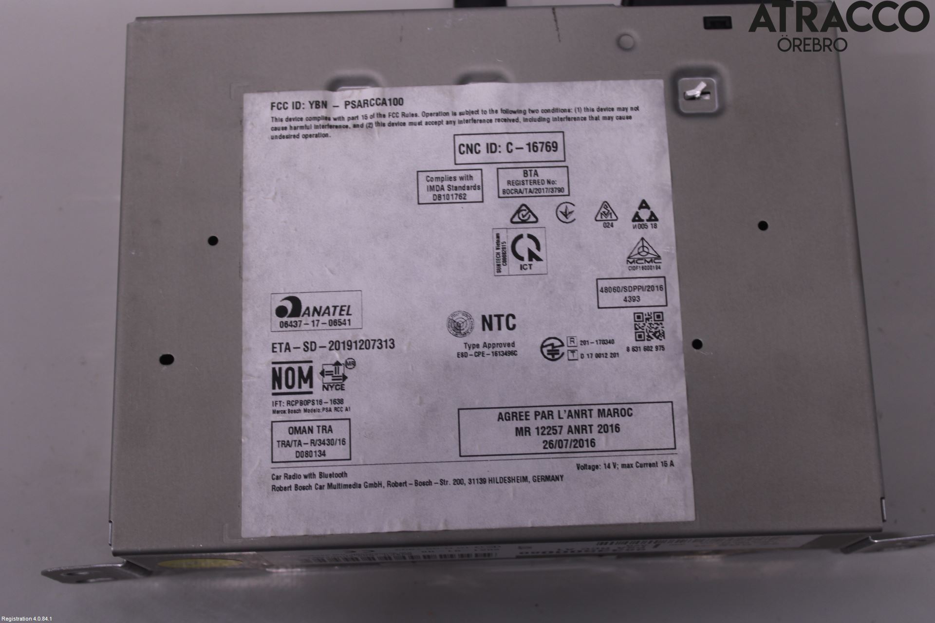 Citroen COTROEN C3 17-24 Radio