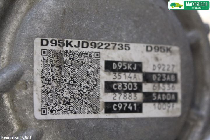 Kia NIRO (DE) 17-22 Växellåda Automat
