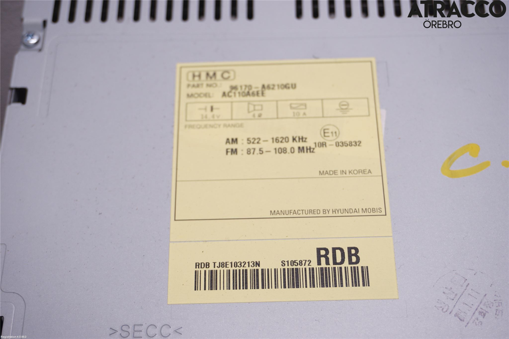 Hyundai i30 GD 13-17 Cd Radio - Multimediapanel