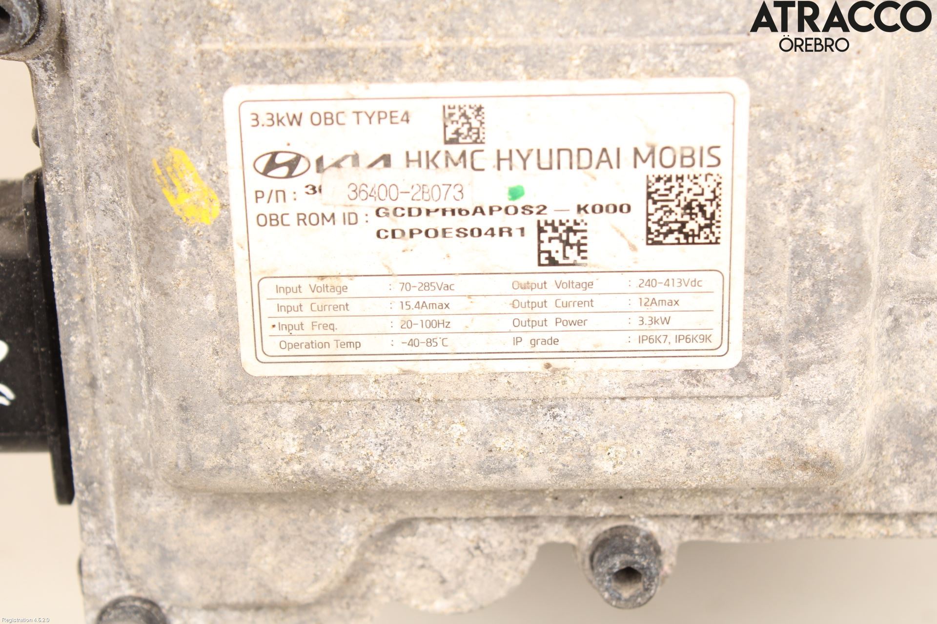 Kia XCEED 19- Batteriladdare Högspänning