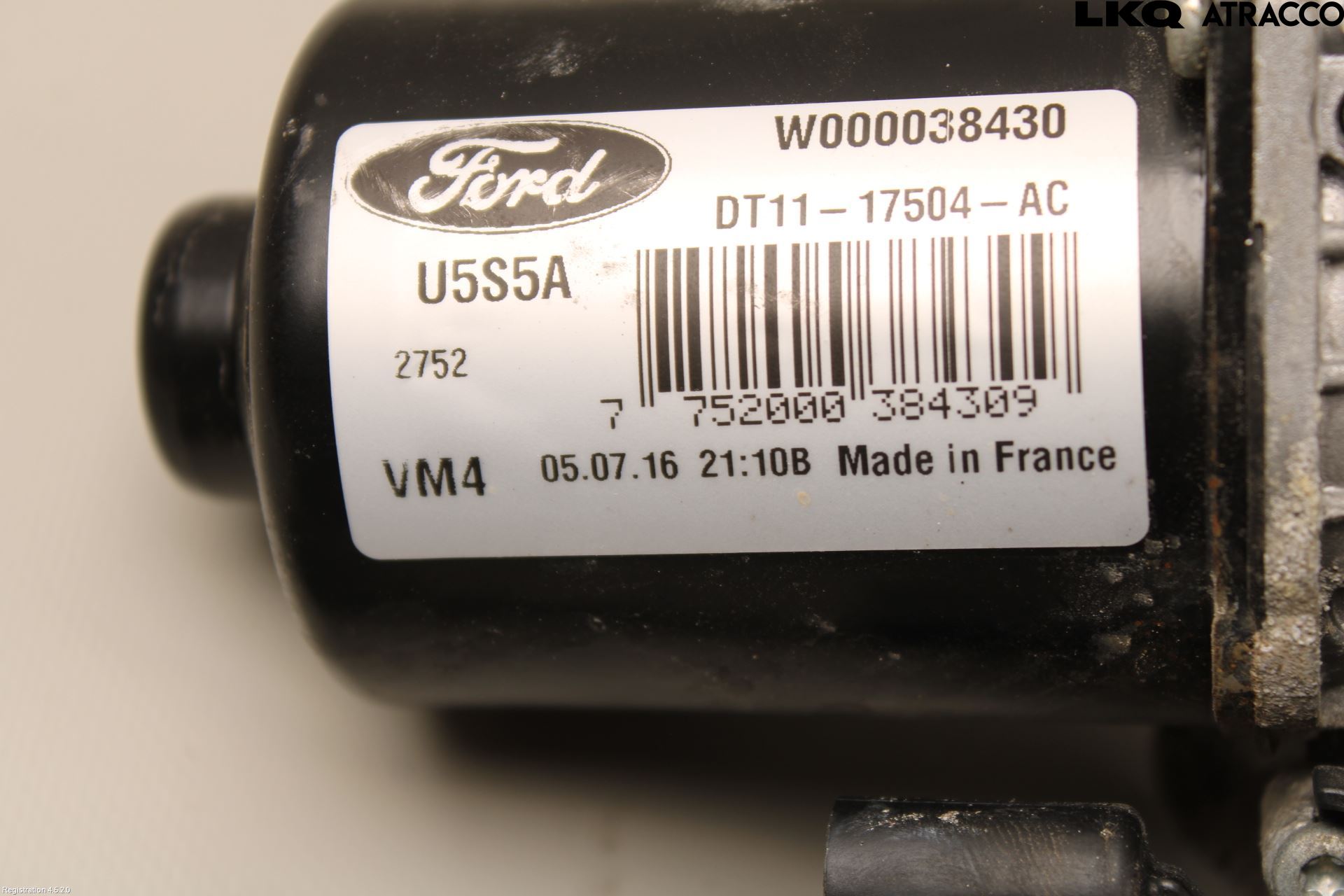 Ford TRANSIT/TOURNEO CONNECT 13-22 Torkarmotor Vindruta
