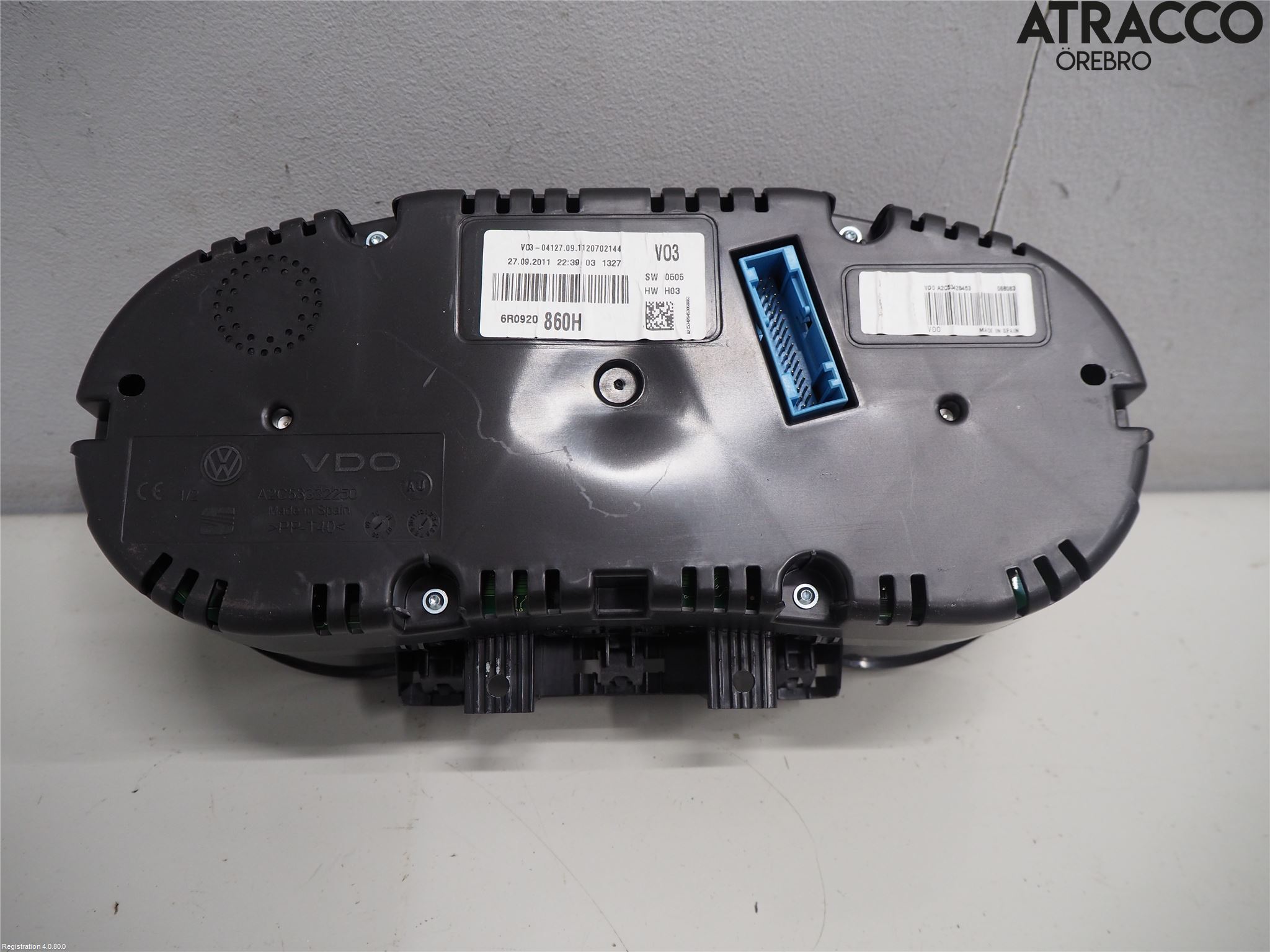 Volkswagen VW POLO 10-17 Instrument Komb