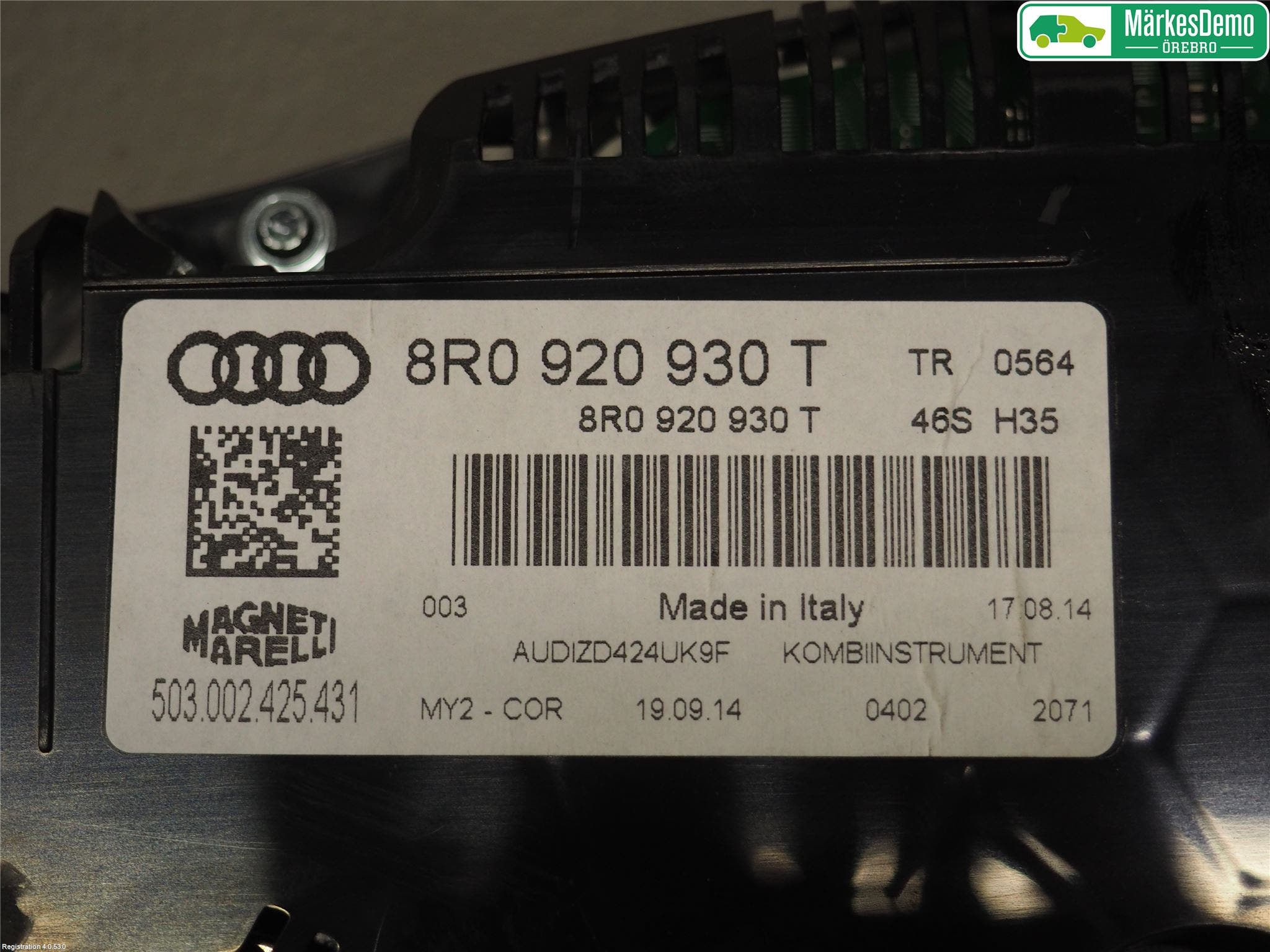 Audi Q5 09-16 Instrument Komb