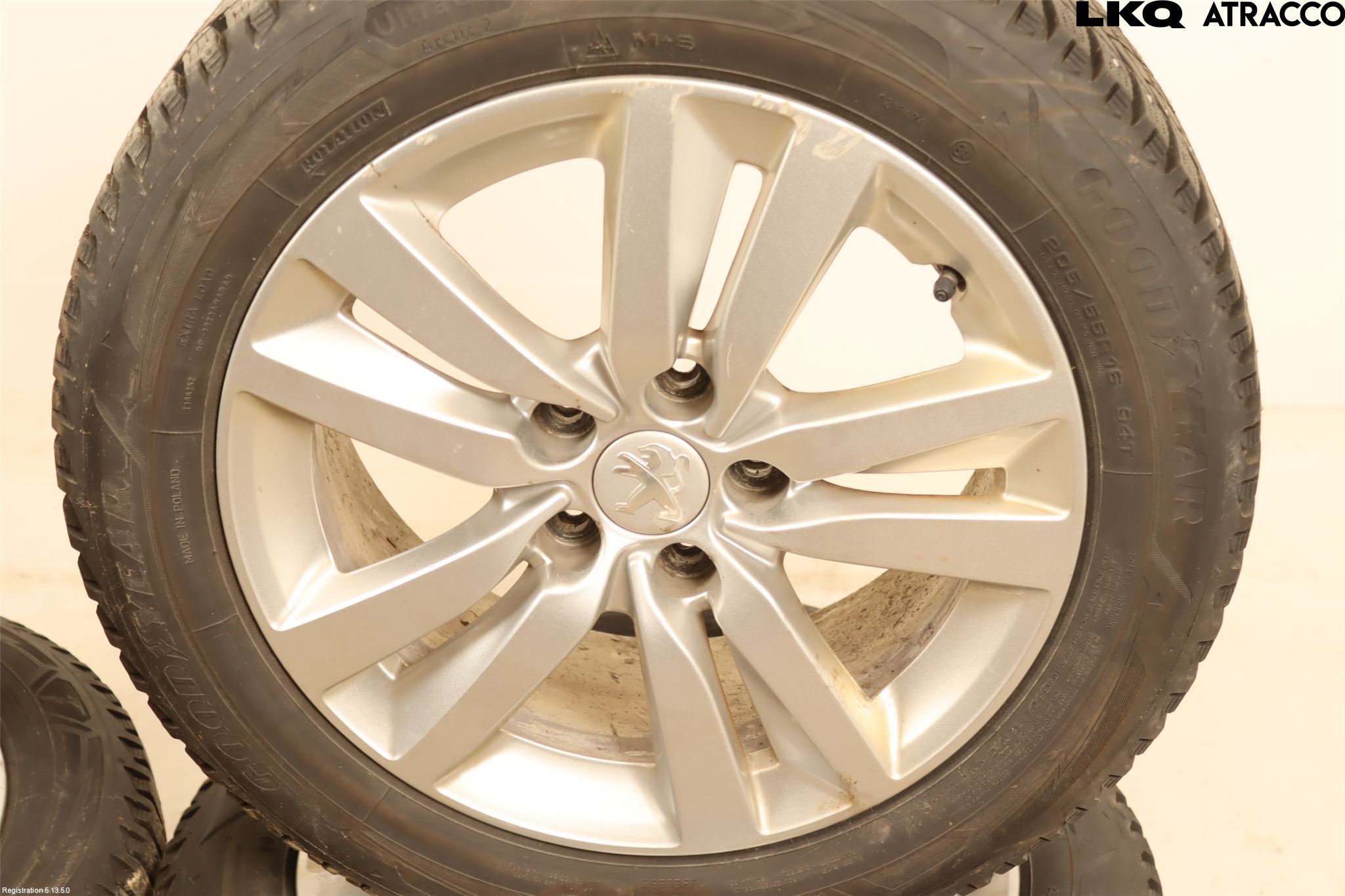 Peugeot 308 14-21 Vinterdäck Alumfälg 4St