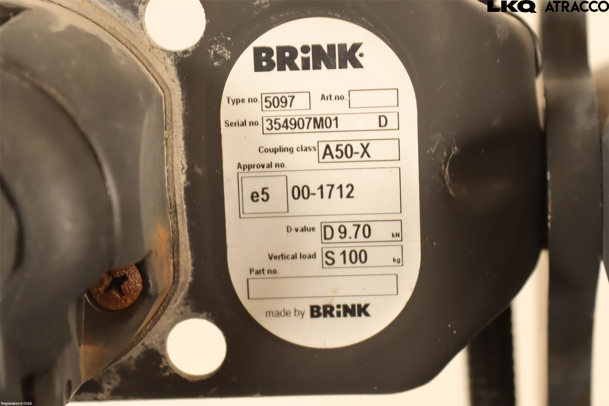 Audi A3/S3 05-13 Dragkrok